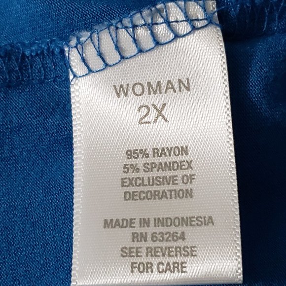 Westport 1962 Long Sleeve Blue Tunic - Picture 10 of 14